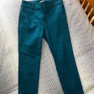 LOFT Teal Ankle Pants